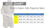 Men's Satin Pajama Set - Short Sleeve & Shorts