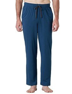 LAPASA Men's Comfy Knit Pajama Set - Dark Blue