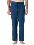 LAPASA Men's Comfy Knit Pajama Set - Dark Blue