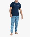 Papi Men's Short Sleeve Pajama Set in Pageant Blue