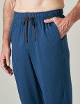 LAPASA Men's Comfy Knit Pajama Set - Dark Blue