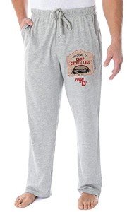 Men's Camp Crystal Lake Pajama Pants - Heather Grey