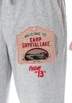 Men's Camp Crystal Lake Pajama Pants - Heather Grey