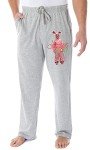 Ralphie Pink Bunny Pajama Pants for Men