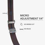 BOSTANTEN Men's Leather Ratchet Belts - 2 Pack