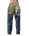 Funny Squirrel Print Lounge Pajama Pants - X-Large