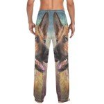 German Shepherd Dog Cotton Men's Pajama Bottoms