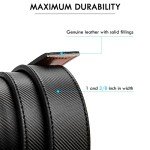 BOSTANTEN Men's Leather Ratchet Belts - 2 Pack