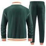 Men's Full-Zip Track Suit Set - Active Wear