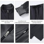 Men's 2-Piece Athletic Tracksuit - Dark Grey