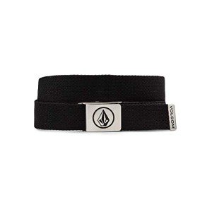 Volcom Men's Black Circle Web Belt – One Size