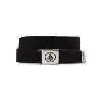 Volcom Men's Black Circle Web Belt – One Size