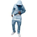 Trendy Men's Hooded Tracksuit Set for Fall