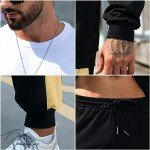 Babioboa Men's 2-Piece Warm-Up Tracksuit Set