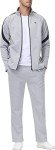 Light Gray Men's 2-Piece Athletic Tracksuit