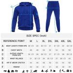 Men’s Royal Blue Tracksuit Set – Full Zip Sweatpants