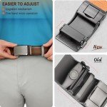 2-Pack Adjustable Ratchet Belts for Men