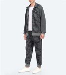 Men's MoFiz Camo Athletic Tracksuit Set, XL