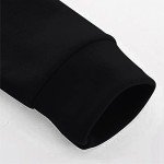 Men's Black 2-Piece Casual Sweatshirt & Pants Set