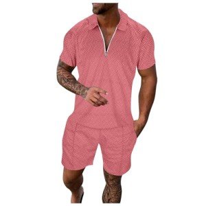 Men's 2-Piece Striped Tracksuit Set