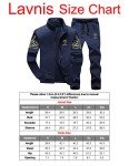 Lavnis Men's Black Tracksuit Set, Large