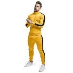 Men's Casual Jogging Tracksuit with Zip Pockets