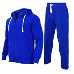 Men's 2-Piece Full Zip Athletic Tracksuit - Royal