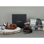 Men's Big & Tall Leather Ratchet Dress Belt