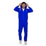 Men's 2-Piece Full Zip Athletic Tracksuit - Royal
