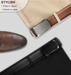 2-Pack Adjustable Ratchet Belts for Men