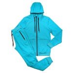 Men's Turquoise Athletic Hoodie & Jogger Set