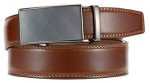 Men's Leather Ratchet Belt - Micro Adjustable Style