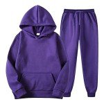 Trendy Men's Oversized Hoodie and Sweat Pants Set