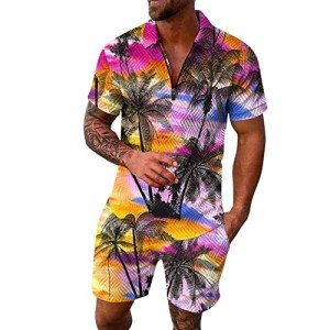 Men's Matching Tracksuit and Polo Set