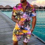 Men's Matching Tracksuit and Polo Set