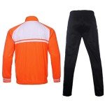 Men's Neon Orange/Black Tracksuit Set - 5X-Large