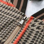 Men's Plaid Tracksuit Set - Coffee, Medium