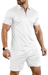 Men's Casual Polo and Shorts Tracksuit Set