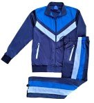 Men's 2-Tone Tracksuit Set: Zip Jacket & Pants