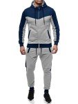 Men's Casual Jogging 2-Piece Hooded Tracksuit