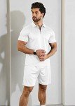 Men's Casual Polo and Shorts Tracksuit Set
