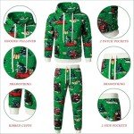 FANARCHER Men’s 2-Piece Casual Tracksuit Set