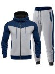 Men's Casual Jogging 2-Piece Hooded Tracksuit