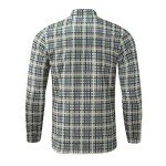 Men's Casual Plaid Full Zip Sweatsuit Set