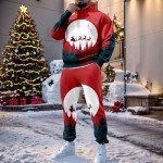 Men's Hooded Track Suit Set for Athletes