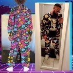 Retro 80s/90s Mens Track Suit Set - Purple