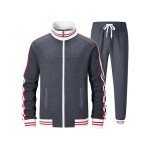 Men's Long Sleeve Track Suit Set - XX-Large