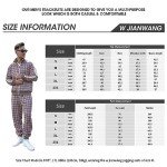 Men's Casual 2-Piece Tracksuit Set in Brown