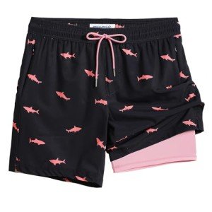 MaaMgic Men's 2-in-1 Quick Dry Swim Trunks