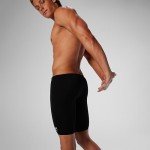 Speedo Men's Endurance+ Black Jammer Swimsuit, Size 34